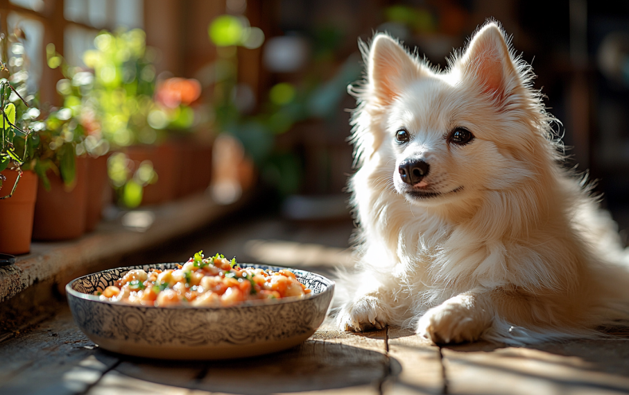 dog enjoying Best reviewed dog food