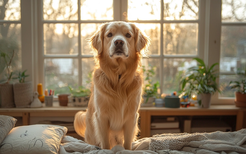 Dogs expressive body language