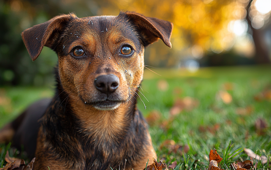 a dog with ticks