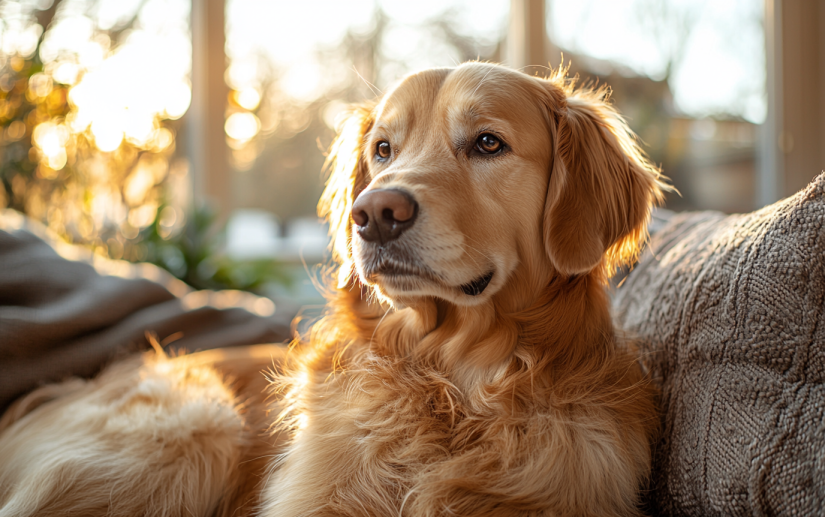 Dog resting 