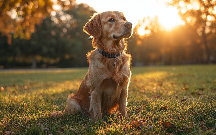 obedient golden retriever