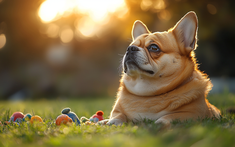 overweight small dog