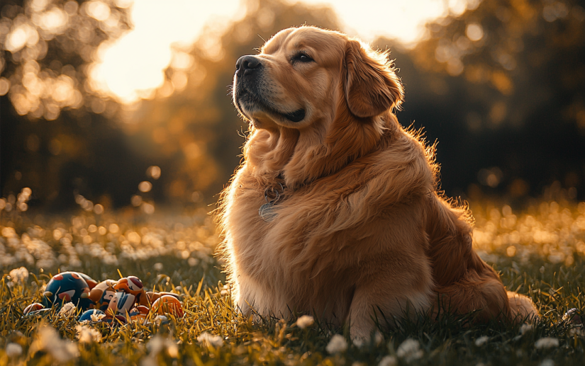 Overweight dog