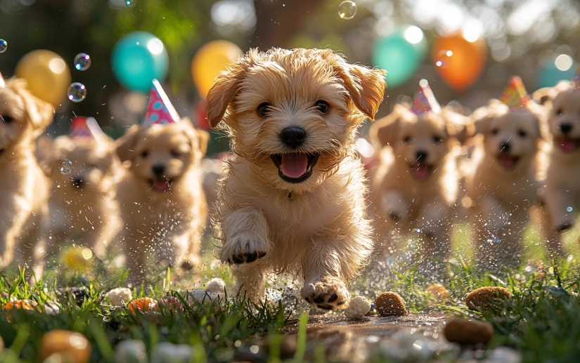 throwing a Puppy party